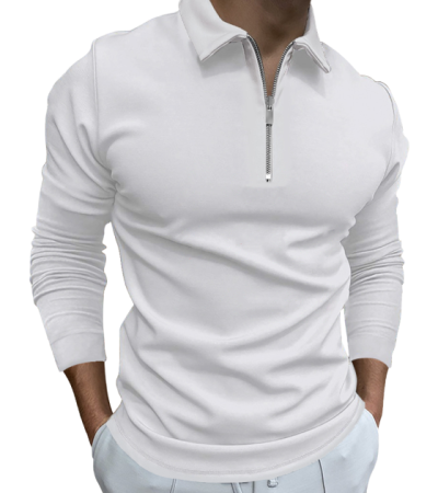 大码长袖POLO衫WR015 - 仿棉-180g/0XL