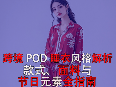跨境POD睡衣风格解析：款式、面料与节日元素全指南